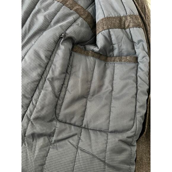 Hart Schaffner Marx Men's Jacket Coat S Overcoat Removable Liner Leather Trim - Picture 8 of 11